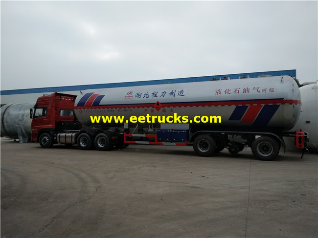 60 M3 Tri-axle Used LPG Trailers