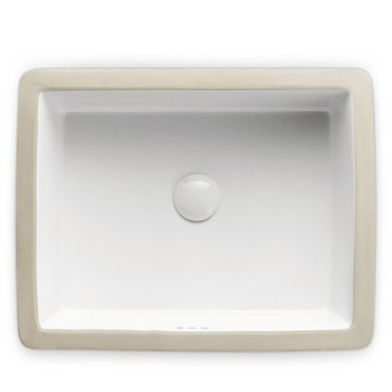 High-Quality European Modern Rectangular Table Top Sinks for Bathroom