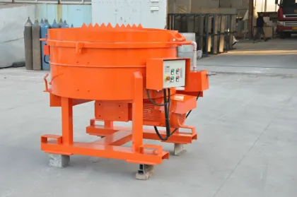 2015 High Quality MT250 Refractory Castable Pan Mixer Machine, Refractories mixer
