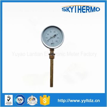 bottom connection bimetal boiler steam chemical thermometer function