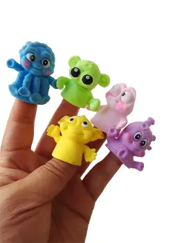 TPR Alien Finger Cots Toys