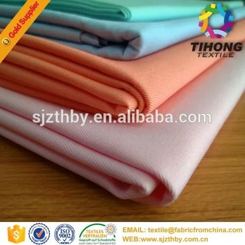 fire retardant cotton spandex twill fabric