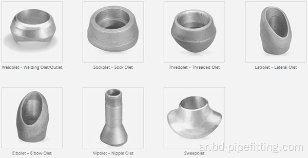 Forged Outlet Weldolet SS304 / 316 Duplex