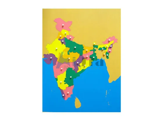 Montessori equipments- Geography India Puzzle Map montessori teaching materials