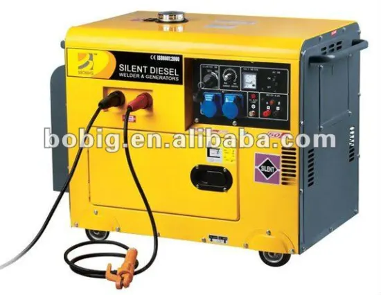 soungproof diesel welding generator 120A