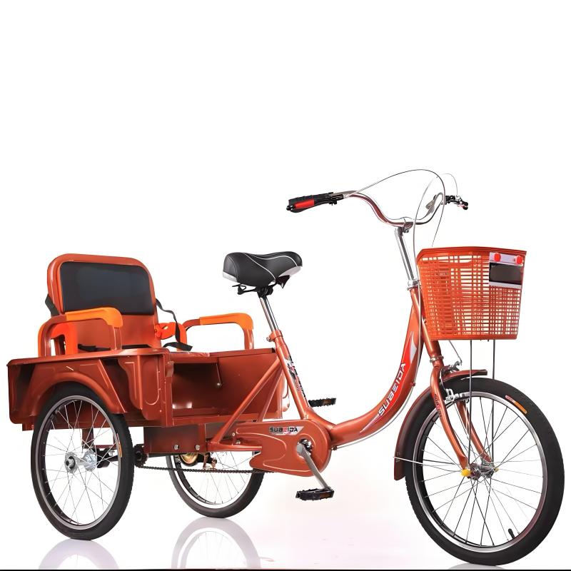 Human powered pedal tricycle