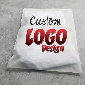 Custom Printed Moisture-Proof Frosted Zip Lock T-Shirt Packing Bags