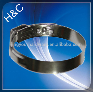 stainless steel single ear hose clamp