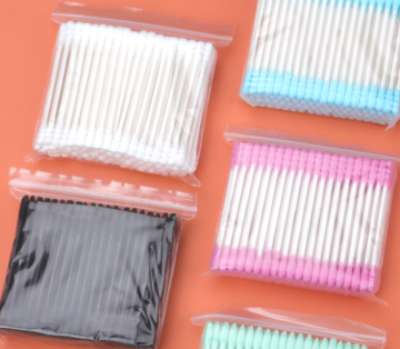 Reliable Multicolor Cotton Wooden Tip Swabs with Wood Sticks: Soft Touch, Disposable, and Sealing