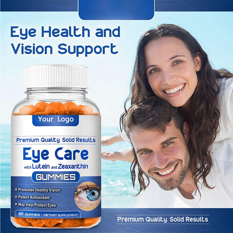 OEM/ODM Private Label Sugar Free Zeaxanthin Extract Healthy Vision Organic Lutein Eye Care Gummies