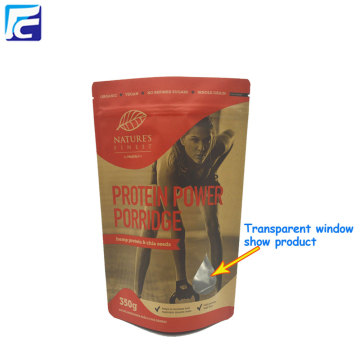 Molkeprotein-Pulver-Verpackentaschen mit Ziplock