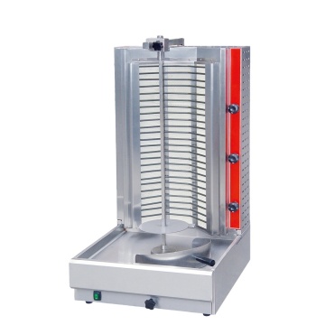 Stainless Steel Electric Shawarma Grill Machine - Commercial Vertical Kebab Rotisserie Equipment
