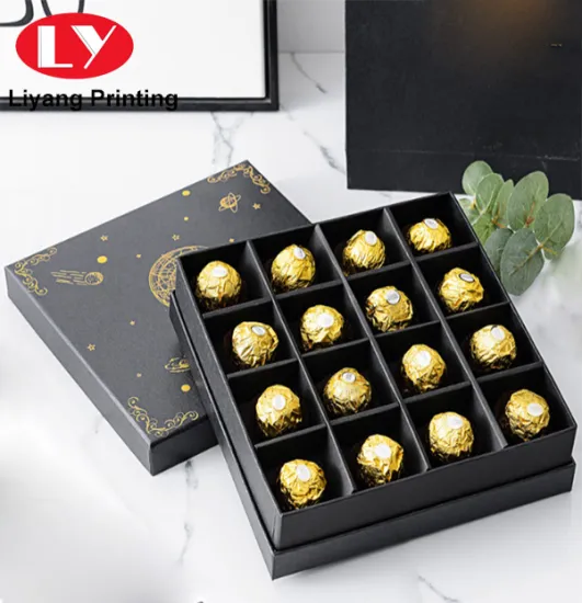 Shiny color chocolate macoron with paper cardboard box