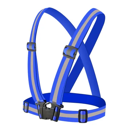 Traffic Use Safety Reflective Vest Belt On Night