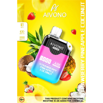 AIVONO AIM-CLEAR 8000 PUFFS Rechargeable Vape France