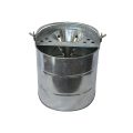 Galvanized steel traditional heavy duty mop bucket