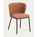 Silla de comedor UPH de lujo con pata de madera maciza