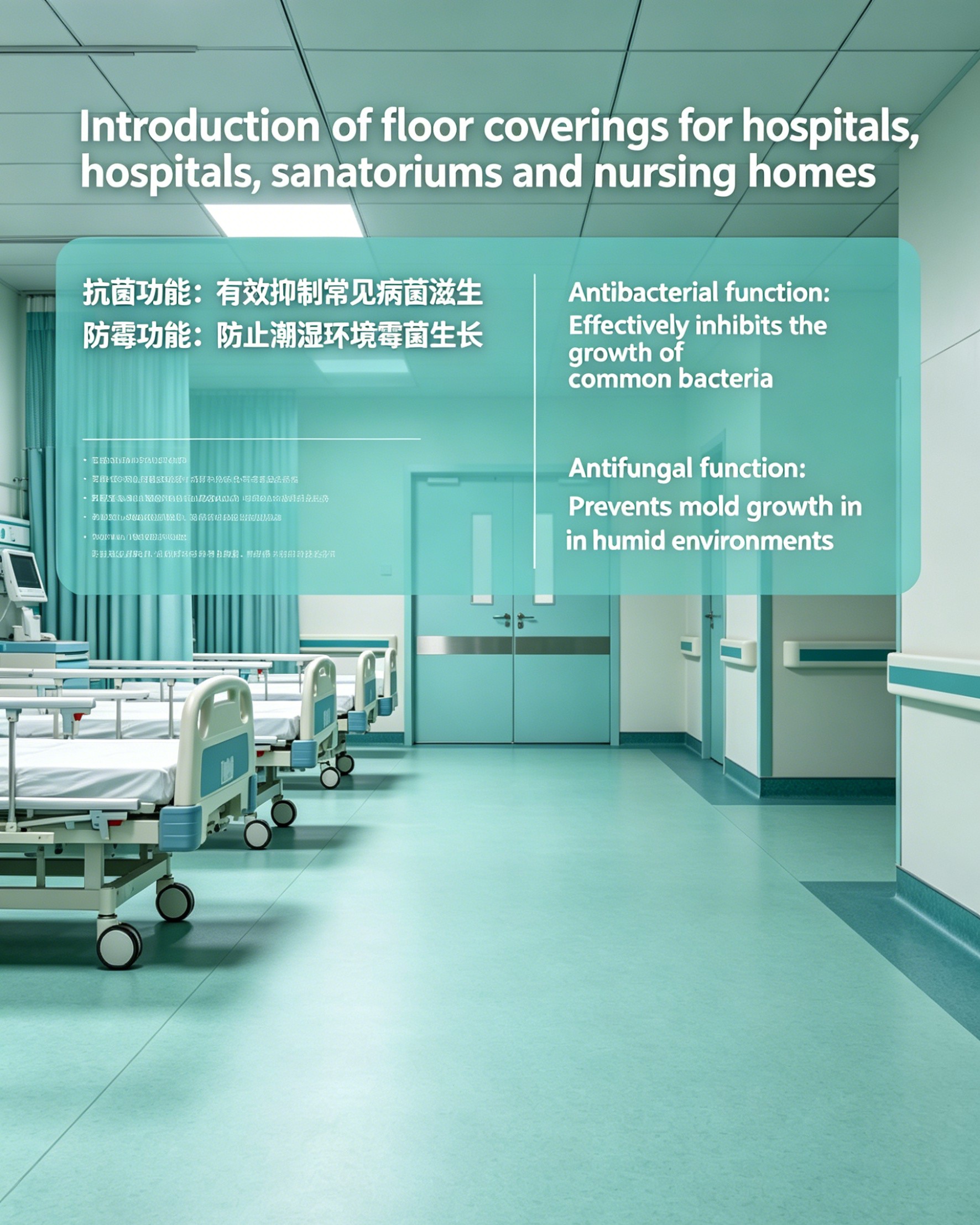 Antimicrobial and Anti-mildew TPU Floor Cloth