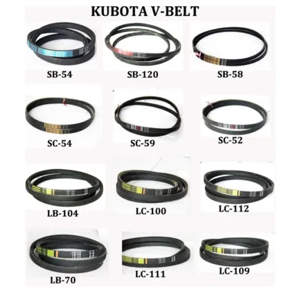 Kubota Transplanter Spare Parts - Van Belt 12Pk1560 Driving Belt for Kubota Combined Harvester