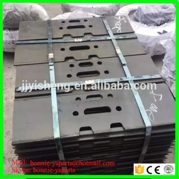 excavator track shoes SK60 SK100 SK20 SK140 SK200 SK210 SK220 SK230 SK350 kobelco track shoe assembly