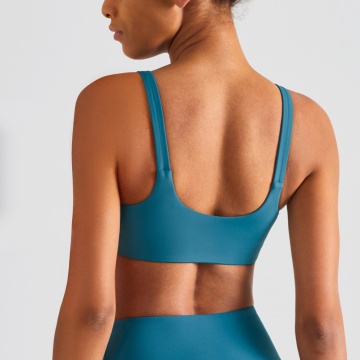 Fraen véier-Wee Stretchy Yoga Crop Top