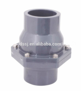 Plastic pvc Swing check valve for water supply