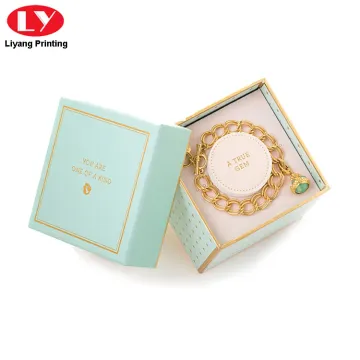 Custom Bracelet Gift Box with Lid and Insert