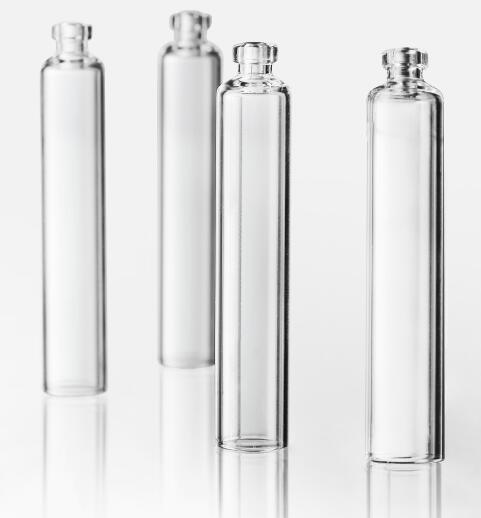 Empty Glass Dental Cartridge Glass Tubular Vial