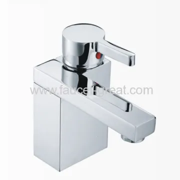 Single Lever Square Basin Mixers 