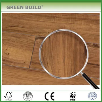 Walnut Flat Golden Laminate Wood Flooring