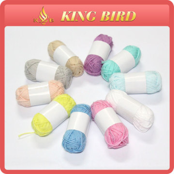 10 grams ball for 13.5nm/4 dyed 100% cotton yarn