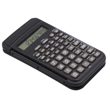 Silicon Button Scientific Calculator with Flip Cover