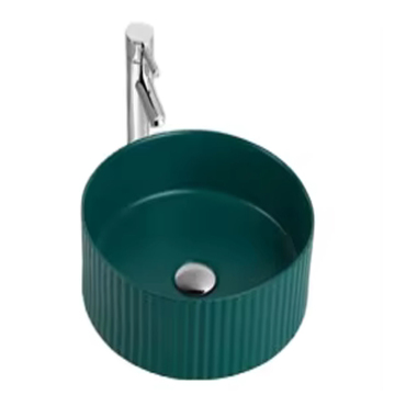 Factory Direct Simple Matte Ceramic Basin Sink for Hotel Balcony Counter Installation