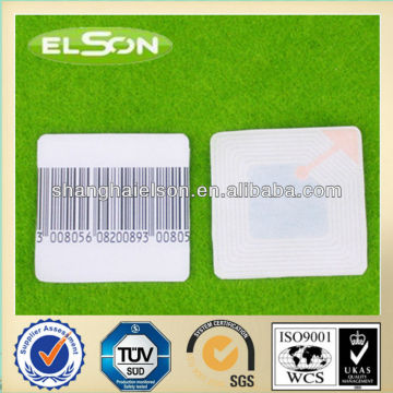 rfid,cosmetic label, security label, rf deactivative label 5*5 cm