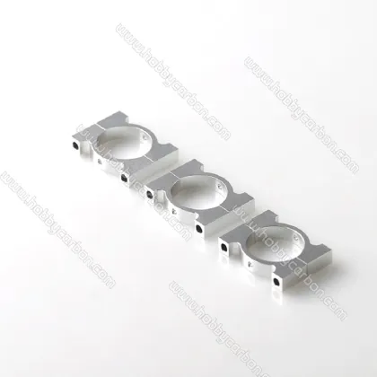 Aluminum plastic pipe clamps