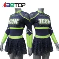 Mulheres personalizadas de manga longa uniforme de torcida