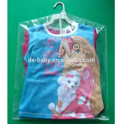 2016 Barbie Children sleepwear/pajamas baby clothing