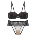 ensemble de culotte balconnet à armatures 32E/34E avec doublure en coton