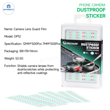 MECHANIC DP12 Mobile Camera Protection Dust-proof Sticker