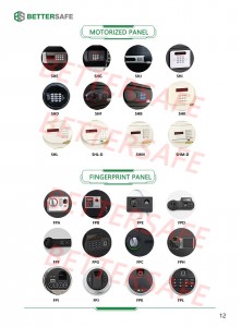 ABS panel electronic lock with LCD for safes