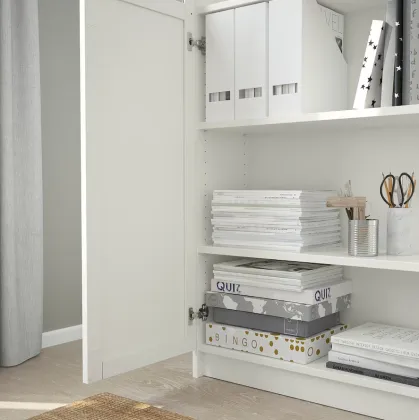 billy bookcase with doors