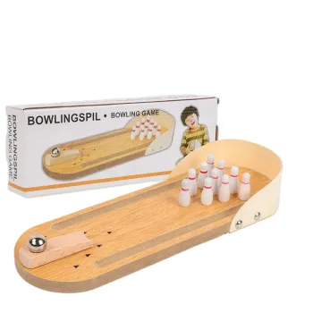 Cheap Classic Wooden Mini Finger Bowling Game: Affordable Desktop Entertainment Toy