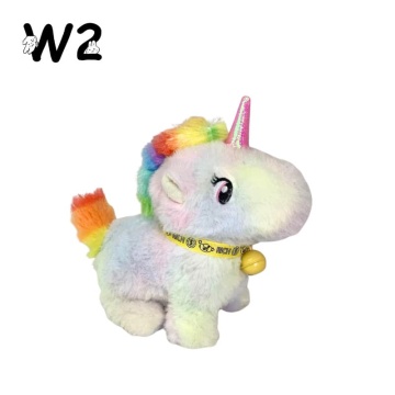 Mini Bell IC Unicorn Interactive Plush Doll