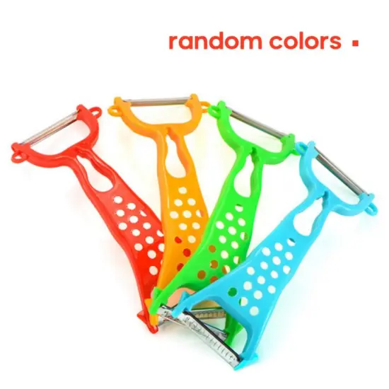 Color Random Peeler Slicer Shredder Peeler Julienne Cutter Multi Stainless Steel Blade Grater Zester Kitchen Cooking Accessories
