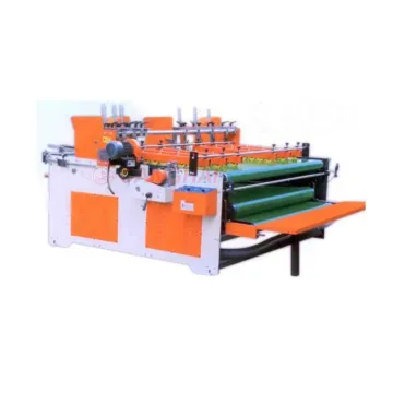 Semi-Automatic Sheet Press Folder Gluer Pasting Machine