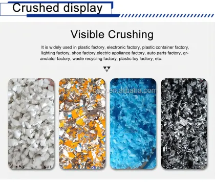 High Quality ABS/PMMA Plastic Crushing and Shredding Machines for Industrial Applications