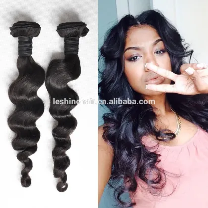No Tangling No Shedding Loose Wave Indian High Quality Human Hair