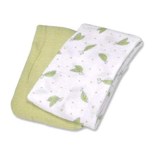 Baby Muslin Swaddle Blanket Wrap 100% Cotton Super Soft 47x47" After Washed