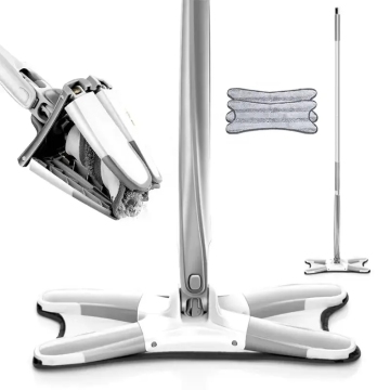 Factory Direct Wholesale: 360° Microfiber Squeeze Mop - Adjustable Dry & Wet Cleaning Tool