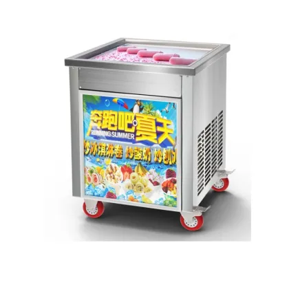 Compact Vevor Thailand Fried Ice Cream Machine